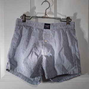 Abercrombie & Fitch Vertical Stripe Woven Boxer Shorts